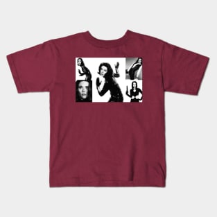 Diana Rigg as Emma Peel Kids Kids T-Shirt